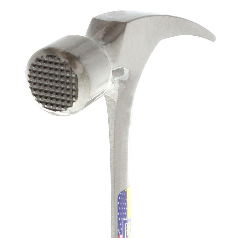 ESTWING Framing Hammer - 22 oz Curved Claw with Milled Face & Shock Reduction Grip - E3-22CMR - Image 3